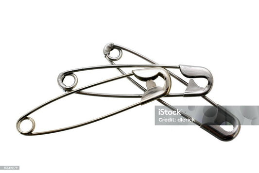 Safety Pins Set - 100 Pcs Multi-Size Stainless Steel Saree Pins